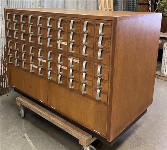 Library drawer cabinet discount