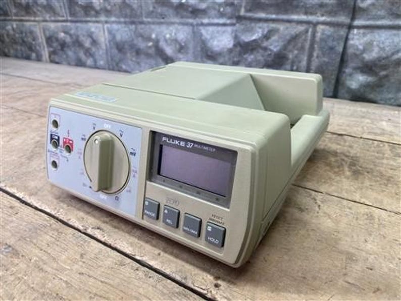 Multímetro digital Fluke 37, sin fuente de alimentación, radioaficionado clásico imagen 1