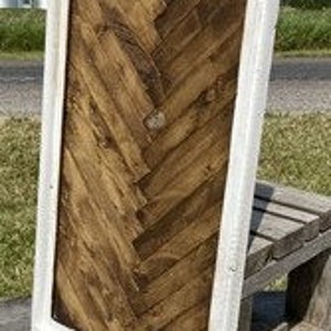 Brown Wooden Rectangular Screen, Decorative Wood Panel, Brown Border Wall Art Architectural Screen, Farmhouse Decor, Wood WIndow Panel