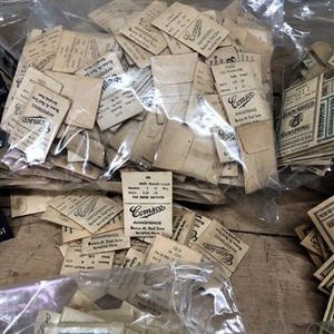 Watch Mainsprings Lot, NOS Watch Component Movement Parts, Replacement Parts image 5