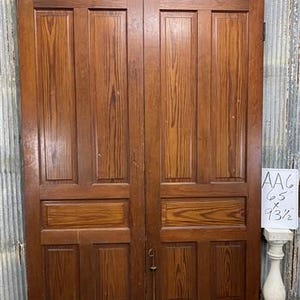American Pair Bifold Doors (65x93.5), Vintage Interior Doors Pocket Doors AA6, Home Office Doors, Interior Sliding Doors, Wood Doors