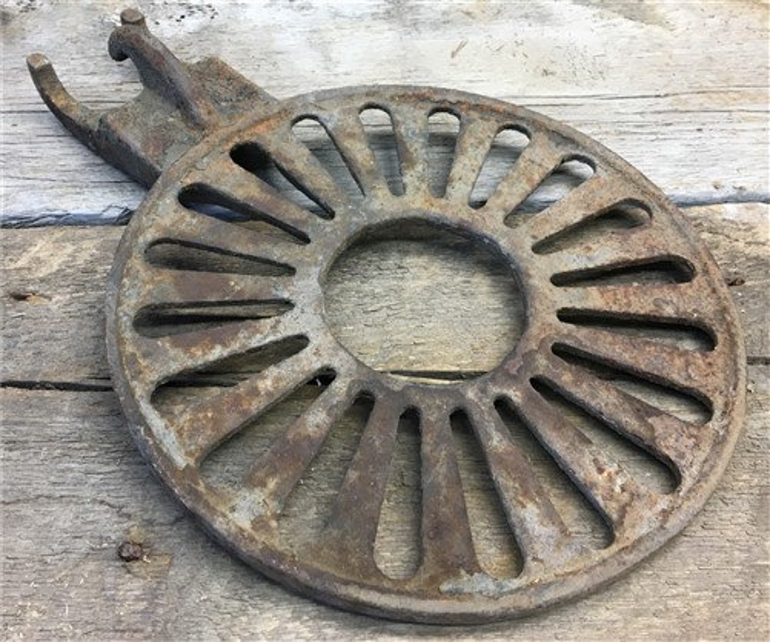 Vintage Cast Iron Machine Tooling Work Table Industrial Plant Etsy
