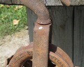 Cast Iron Antique Vintage Pulley Bar Hay Trolley Carrier Rustic Farm Country a3, Farm Pulley, Vintage Pulley, Rustic Decor Farm House Decor