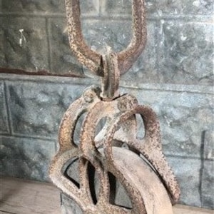 Cast Iron Antique Vintage Pulley Barn Hay Trolley Carrier Rustic Farm Decor a21, Vintage Farm Country Decor, Farmhouse Decor Vintage Farm