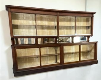 USA Vintage store display デッドストック Vintage General Store Style Open Shelf Display Hutch Tall Narrow