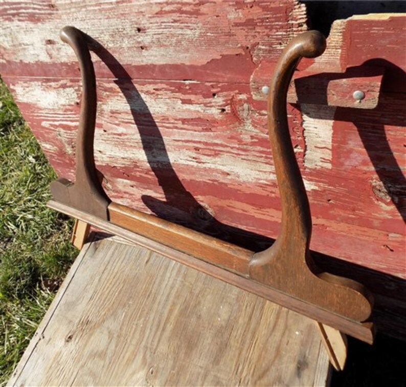 Wishbone Mirror Frame Supports Dresser Wash Stand Vintage Etsy