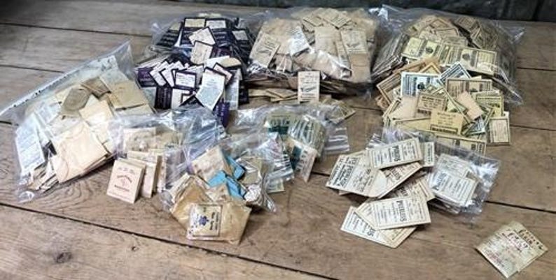 Watch Mainsprings Lot, NOS Watch Component Movement Parts, Replacement Parts image 2