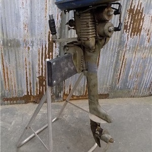 1941 Mercury Kiekhaefer Rocket Outboard Boat Motor, Classic 5.8 Hp Boat Motor, Vintage Model KB4 Mercury, Serial 3700, Vintage Boat Motor