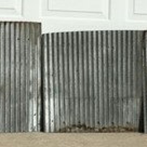 5 Galvanized Tin Sheets, Roof Ceiling Sink Backsplash, Architecture Salvage O, Reclaimed Barn Tin Siding, Galvanized Rustic Roofing, Lot