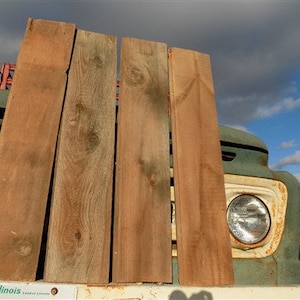 4 Barn Wood Reclaimed Planks, Wall Siding Boards, Rabbet Edge Lumber A49 Wall Paneling, Reclaimed Wood Accent Wall, Farmhouse Decor