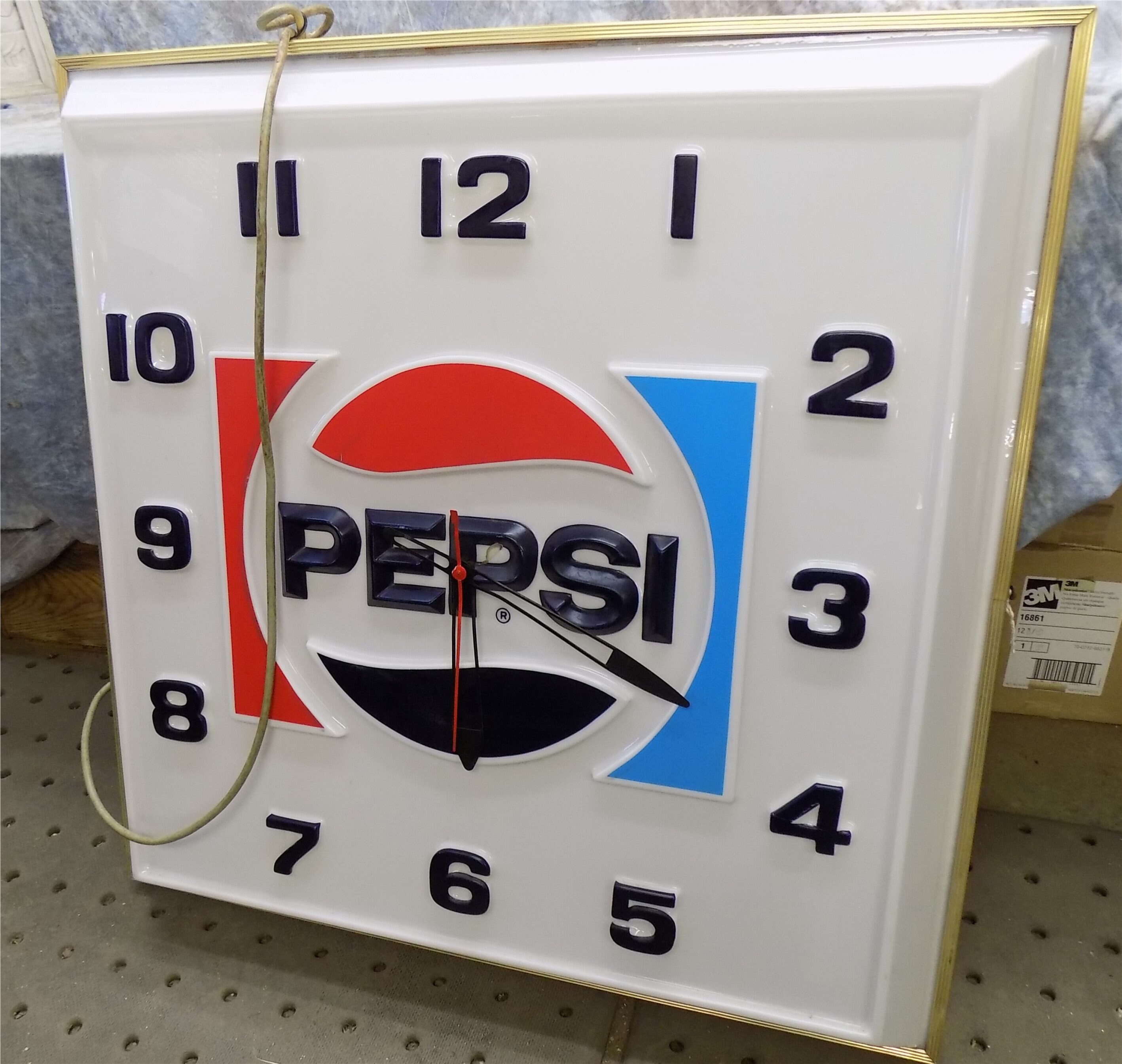 Pepsi Clock Sign Dualite Lighted Vintage Advertising Clock Etsy