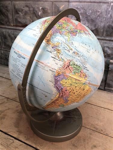 1960s Replogle Globe 12 Inch World Classic Stereo Relief, USSR, NS Vietnam, Vintage Globe, Vintage World Globe, Homeschool Reference