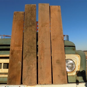 4 Schuur Hout Teruggewonnen Planken, Muur gevelbeplating Boards, Rabbet Edge Hout A45 Lambrisering, Teruggewonnen Hout Accent Muur, Boerderij Decor
