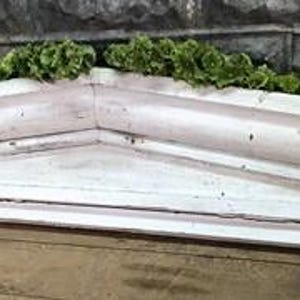 Crown Molding Header Trim Arch Door Window Pediment Architectural Salvage B43, Reclaimed Crown Molding, Vintage Pediment Home Decor