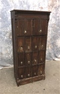 Antique Letter Cabinet, Office Specialty Wood Filing Cabinet, Document Cabinet, Legal Cabinet, Office Specialty Mfg Co, Vintage, Drawers