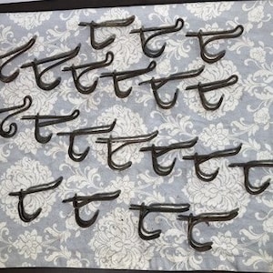 Wire Hooks Hangers Coat Rack Hook Hat Towel Clothing Metal Rustic Entryway G, Rustic Coat Rack, Entryway Coat Rack, Wall Coast Rack