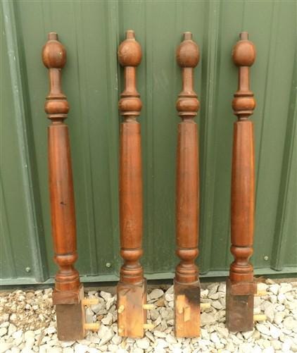 Lot 4 Wooden Legs Table Support Bottom Chair Cabinet Dresser Vintage Furniture h, Vintage Legs, Wood Legs, Vintage Furniture