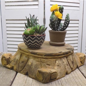 Wooden Architectural Column Base, Ionic Column Plinth, Wood Riser Base A73, Wedding Decor, Column Plinth, Pillar Stand, Column Pedestal Base