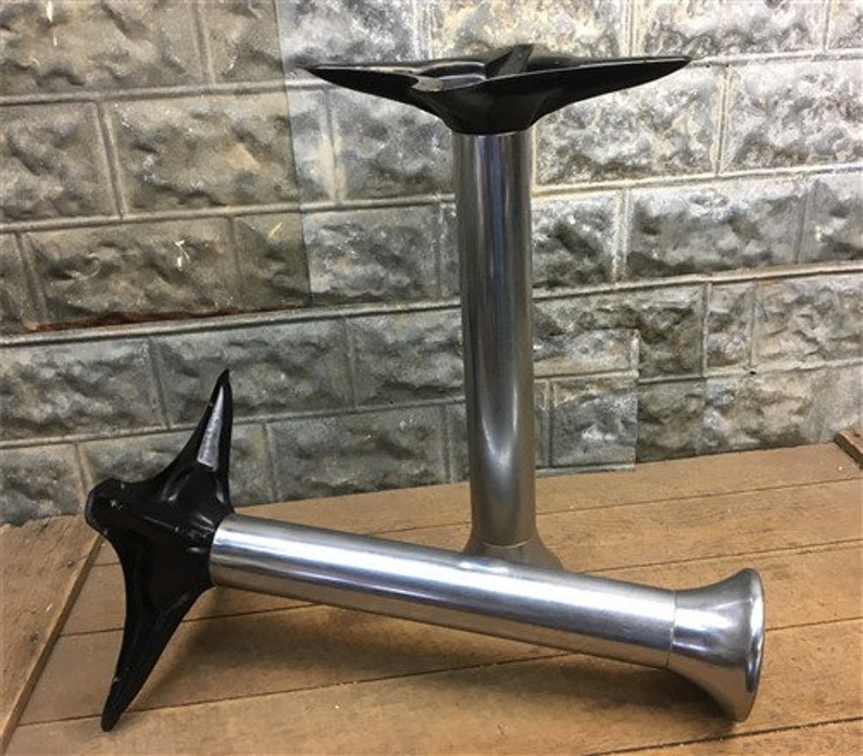 2 Chrome Display Stands Table Leg Base Slot Machine Country Etsy