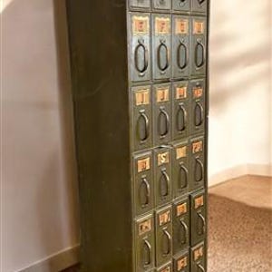 24 Drawer Vertical Filing Cabinet, Vintage Card Catalog, Metal Storage Drawers, Metal Filing Cabinet, Vintage Office Furniture, Home Office