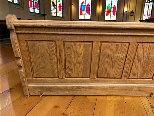 Communion Rail, Vintage Oak Altar Rail Architectural Salvage, Church ...
