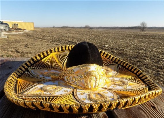 Mexican Salazar Yepez Sombrero, Mariachi Hat, Bla… - image 5