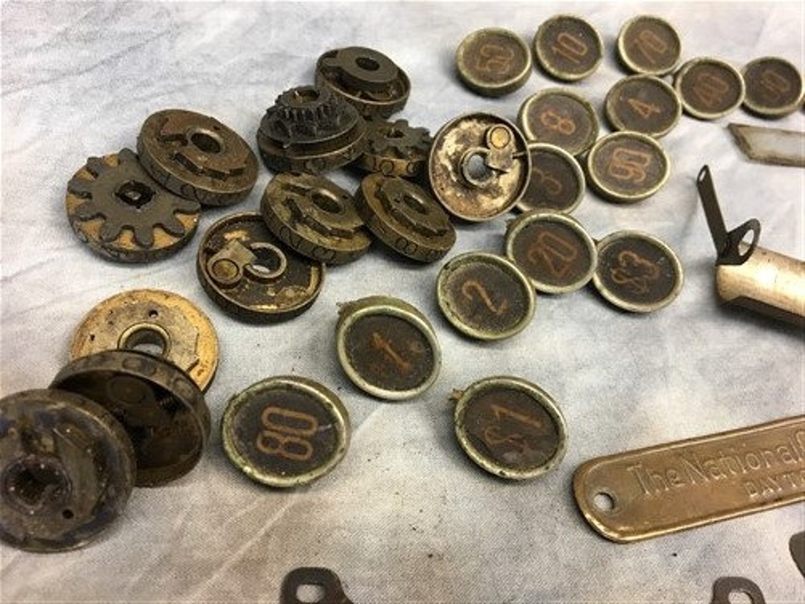 1925 NCR National Cash Register Keys Jewelry Necklace Arts Etsy