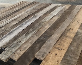 Reclaimed Mixed Species Barn Wood, Hardwood Mixed Wall Siding Salvaged Plank z ** Custom Order ** *Message for Quote* Reclaimed Wood