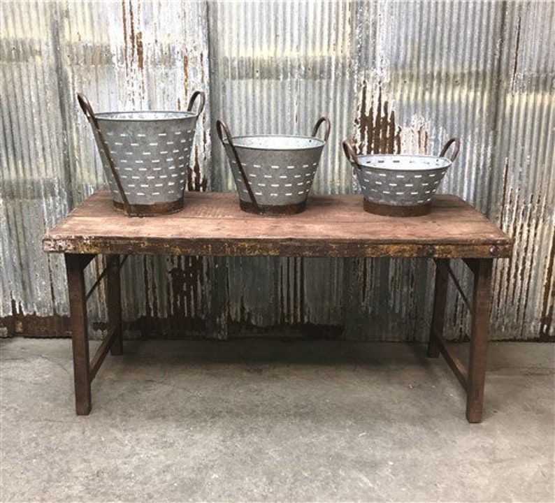 Vintage Reclaimed Wood Folding Table Industrial Dining Portable J Rustic Farm Wedding Kitchen