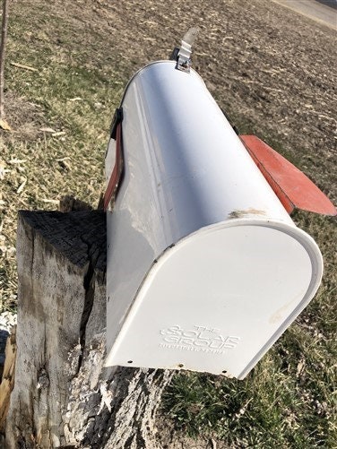 US Mailbox Vintage Country Mail Box, Postal Mailbox, Metal