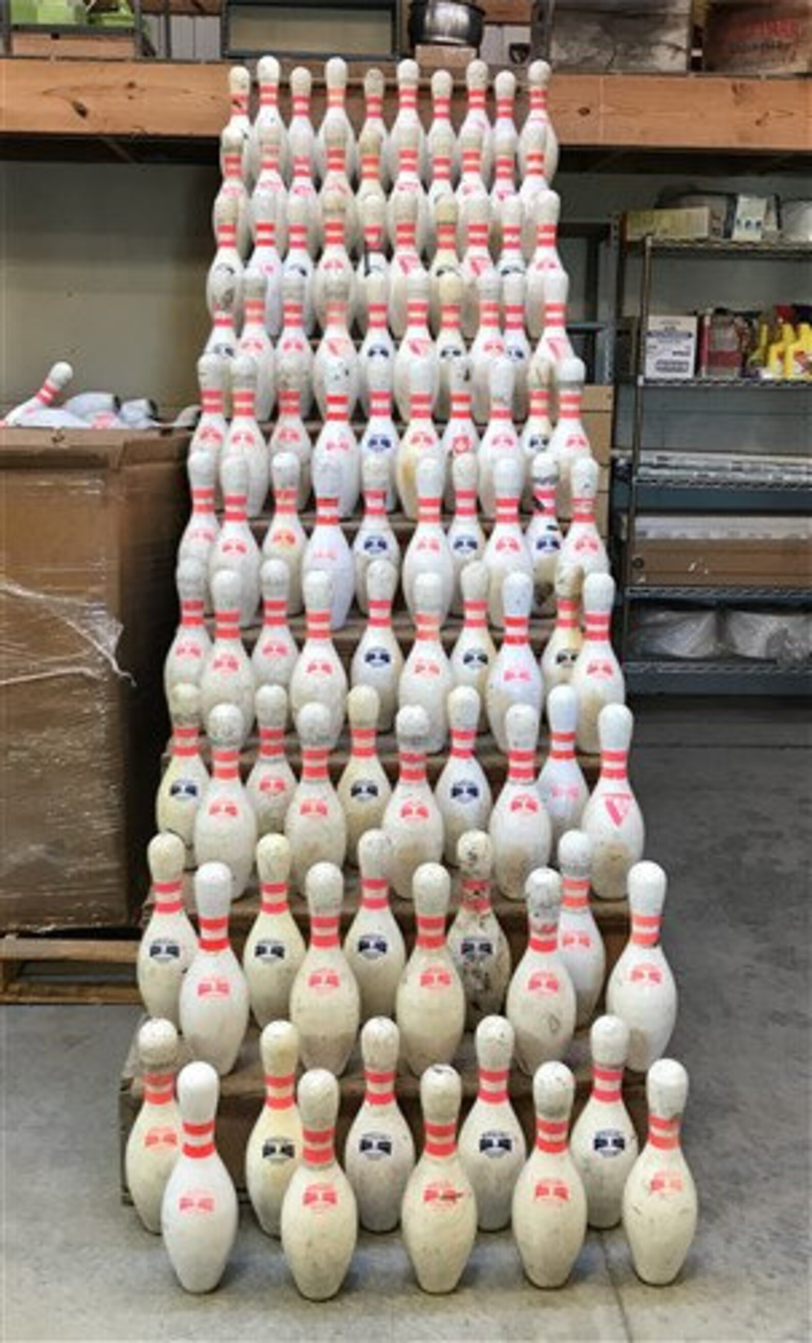 100 Bowling Alley Pins Set Lot Hunting Target Trap Shooting Etsy