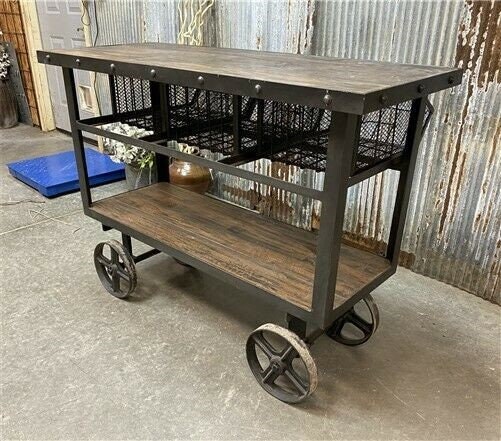 Modern Industrial Kücheninsel Küchenschrank Erntetisch C | Etsy