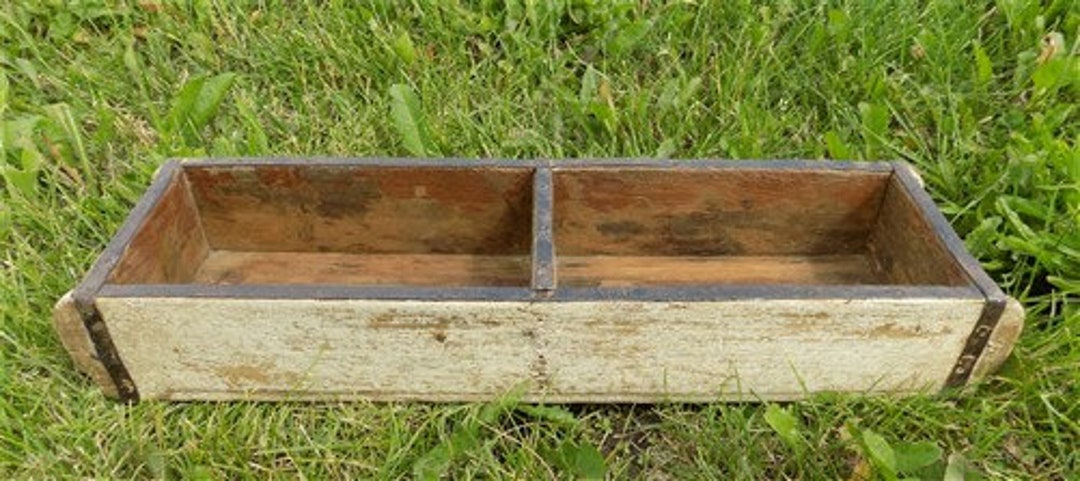 Found Wood Double Brick Mold Box - Ashley Taylor Home