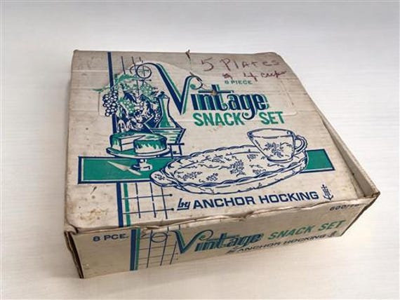 1950年代 アンカーホッキング グレープ&リーフ スナックセット 