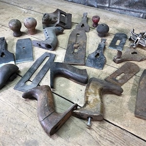 Pièces de rechange d&#39;avion en bois, réparation de pièces de grenouilles d&#39;outil de travail du bois vintage F, pièces de rechange, menuiserie vintage