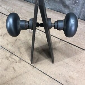 Deurknoppen, rechthoekige sierplaten, rozet, architectonische berging, m, afbeelding 3