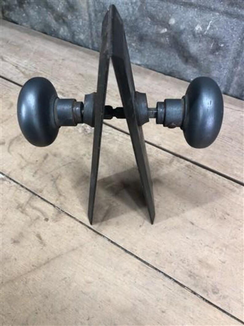 Deurknoppen, rechthoekige sierplaten, rozet, architectonische berging, m, afbeelding 3