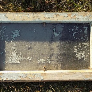 Wood Transom Window, Textured Glass Pane Window, Architectural Salvage, A87 Vintage Transom, Home Decor, Architectural Salvage Window