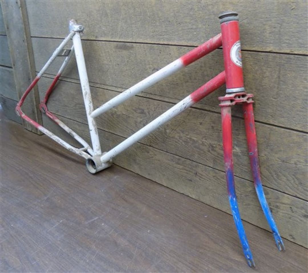 Flying O Otasco Bike Bicycle Old Metal Frame Only Womens Vintage