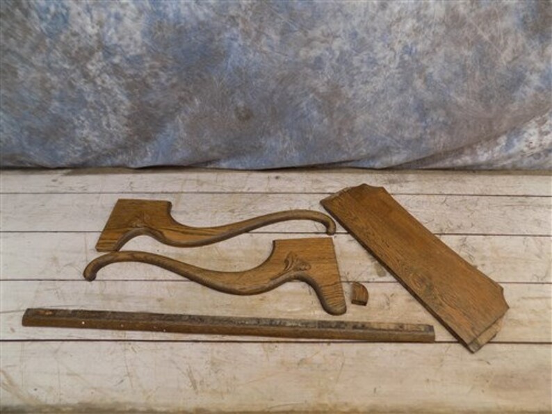 Wishbone Mirror Frame Supports Dresser Wash Stand Vintage Etsy