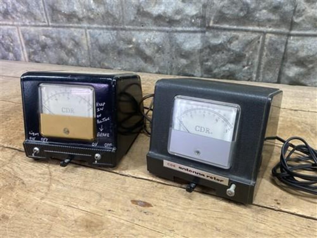 Cde Rotor Controller Models Two CDE Antenna Rotor Controllers, CDR Rotor Model HAM 115, Vintage Ham ...