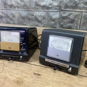 Two CDE Antenna Rotor Controllers, CDR Rotor Model HAM 115, Vintage Ham Radio
