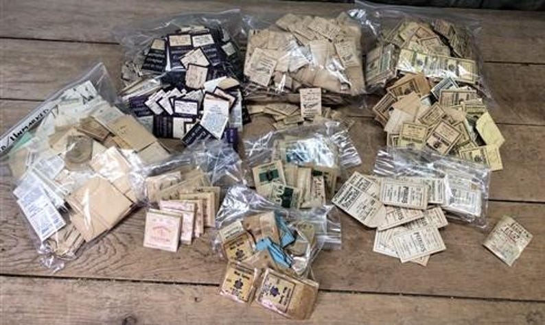 Watch Mainsprings Lot, NOS Watch Component Movement Parts, Replacement Parts image 10