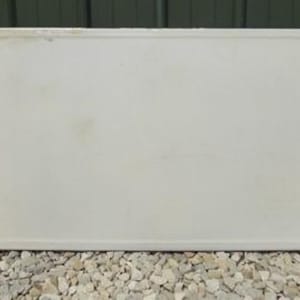 Blue & White Porcelain Table Top Panel, Kitchen Cupboard Hoosier Enamel A29, Blue White Table Top, Porcelain Panel, Hoosier Enamel