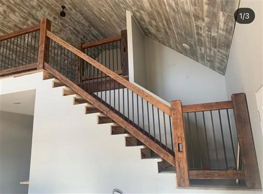 Amish-made Custom Railing, Handcrafted Wood Railings, Rustic Decor ...