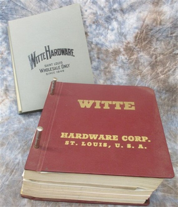 1988 1989 Witte Hardware Catalog Vintage Advertising Sign Tool Etsy