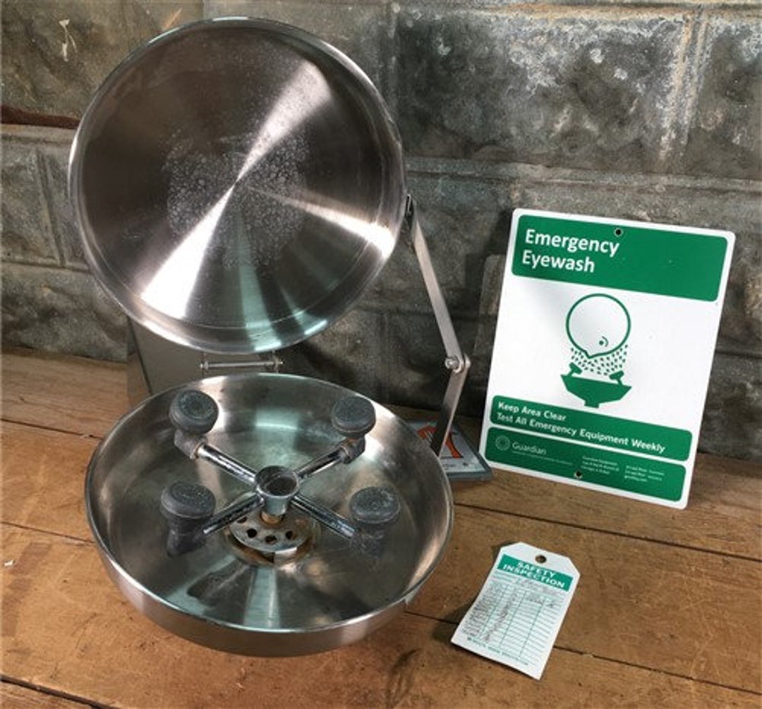 Guardian Eye Wash Station Emergency Eyewash Equipment Etsy