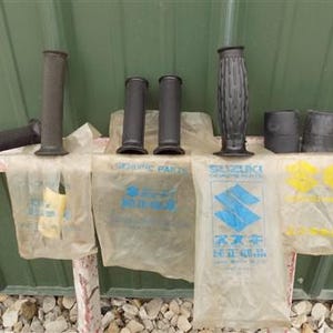 Suzuki Genuine Parts NOS Black Grips, Made in Japan, Handlebar Cycling Grips,Suzuki Grips, Made in Japan Grips, Black Grips, Cycling Grips
