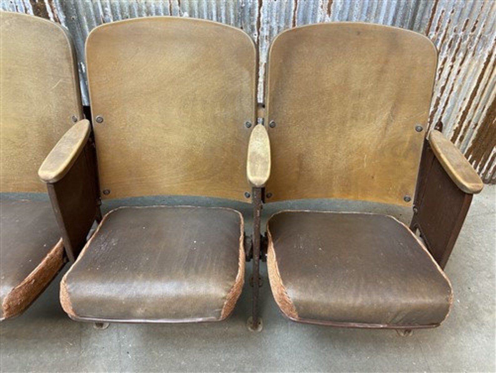 4 Padded Folding Theater Seats Auditorium Theatre Seat Etsy