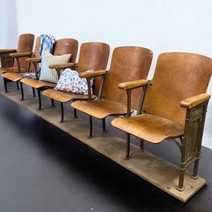 Antique Stadium Seats - Etsy